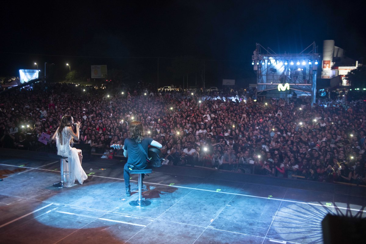 TINI brilló ante más de 25 mil personas en el Movistar Fri Music de Pinamar