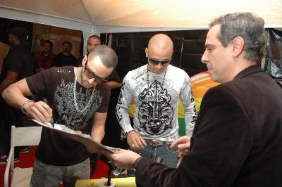 Estudio abierto con Wisin y Yandel