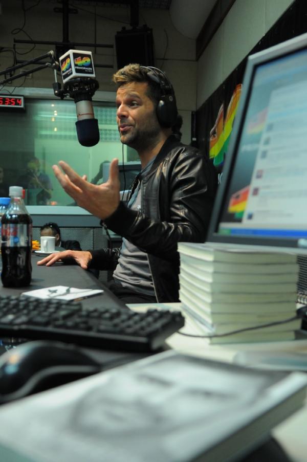 Estudio abierto con Ricky Martin