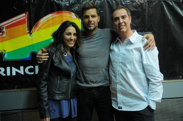 Estudio abierto con Ricky Martin