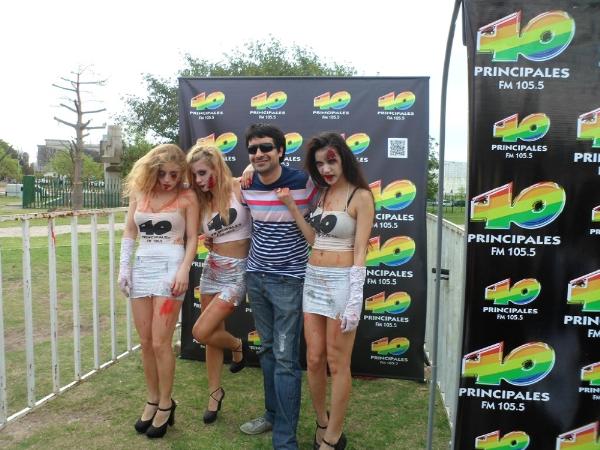 40 Principales en la Zombie Walk