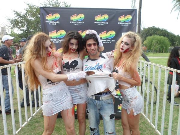 40 Principales en la Zombie Walk