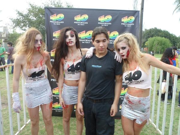 40 Principales en la Zombie Walk