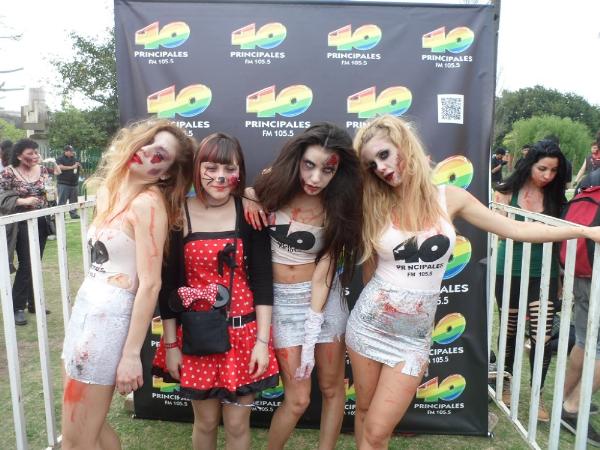 40 Principales en la Zombie Walk