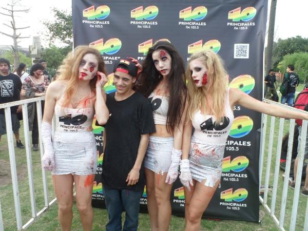 40 Principales en la Zombie Walk