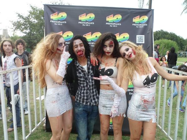 40 Principales en la Zombie Walk