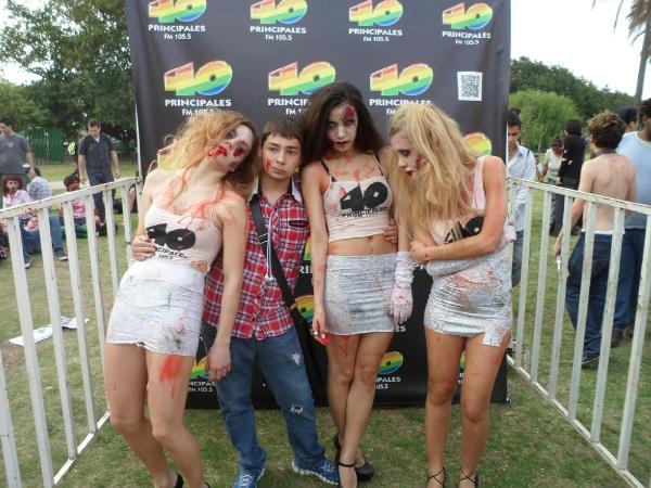 40 Principales en la Zombie Walk