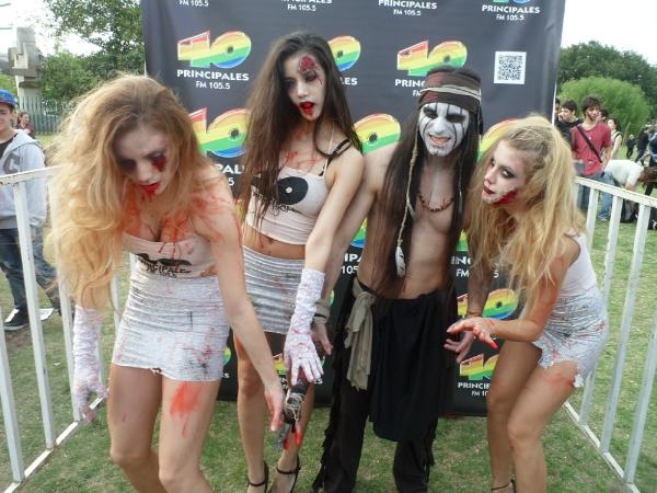 40 Principales en la Zombie Walk