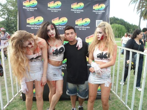 40 Principales en la Zombie Walk