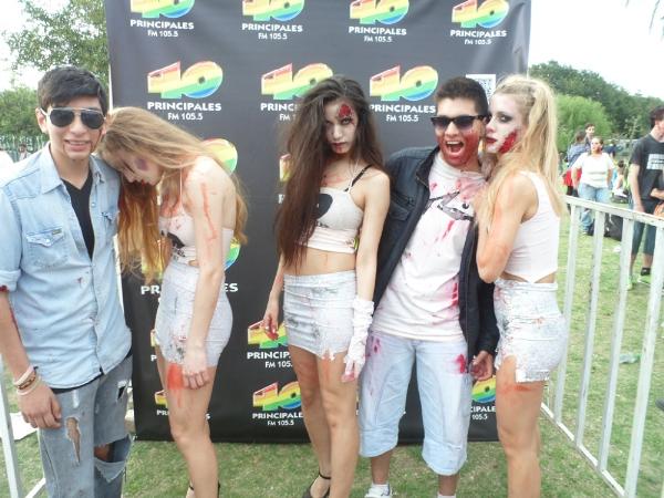 40 Principales en la Zombie Walk