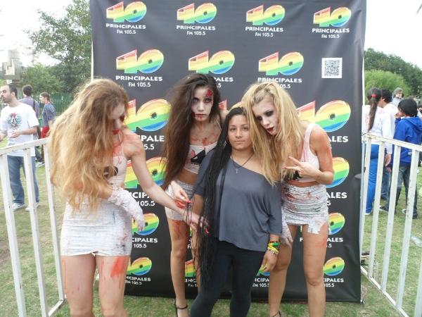 40 Principales en la Zombie Walk