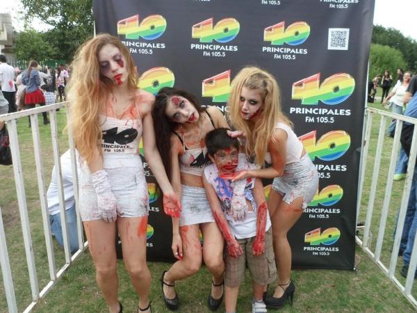 40 Principales en la Zombie Walk