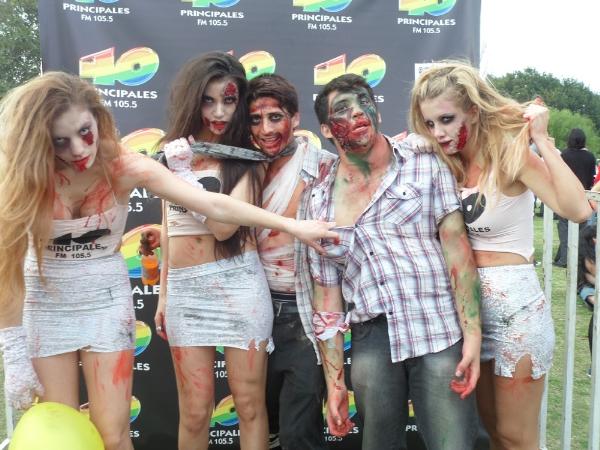 40 Principales en la Zombie Walk