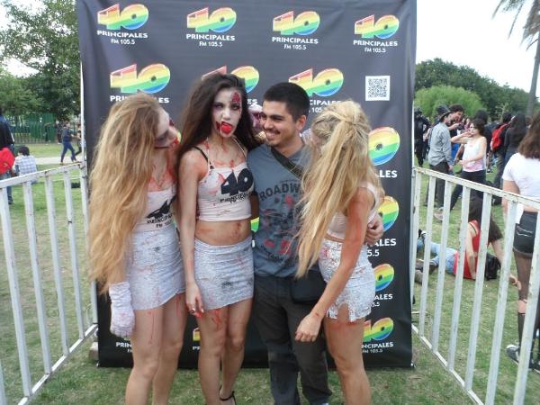 40 Principales en la Zombie Walk