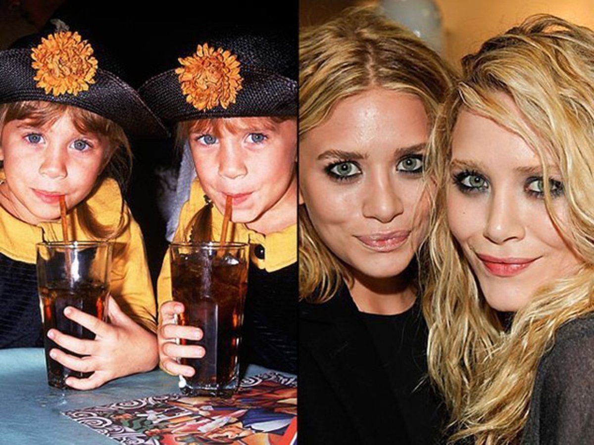 Mary-Kate y Ashley Olsen de la serie "Full House"