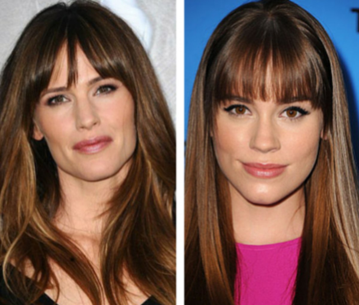 Jennifer Garner (izq) y Christa B. Allen (der)