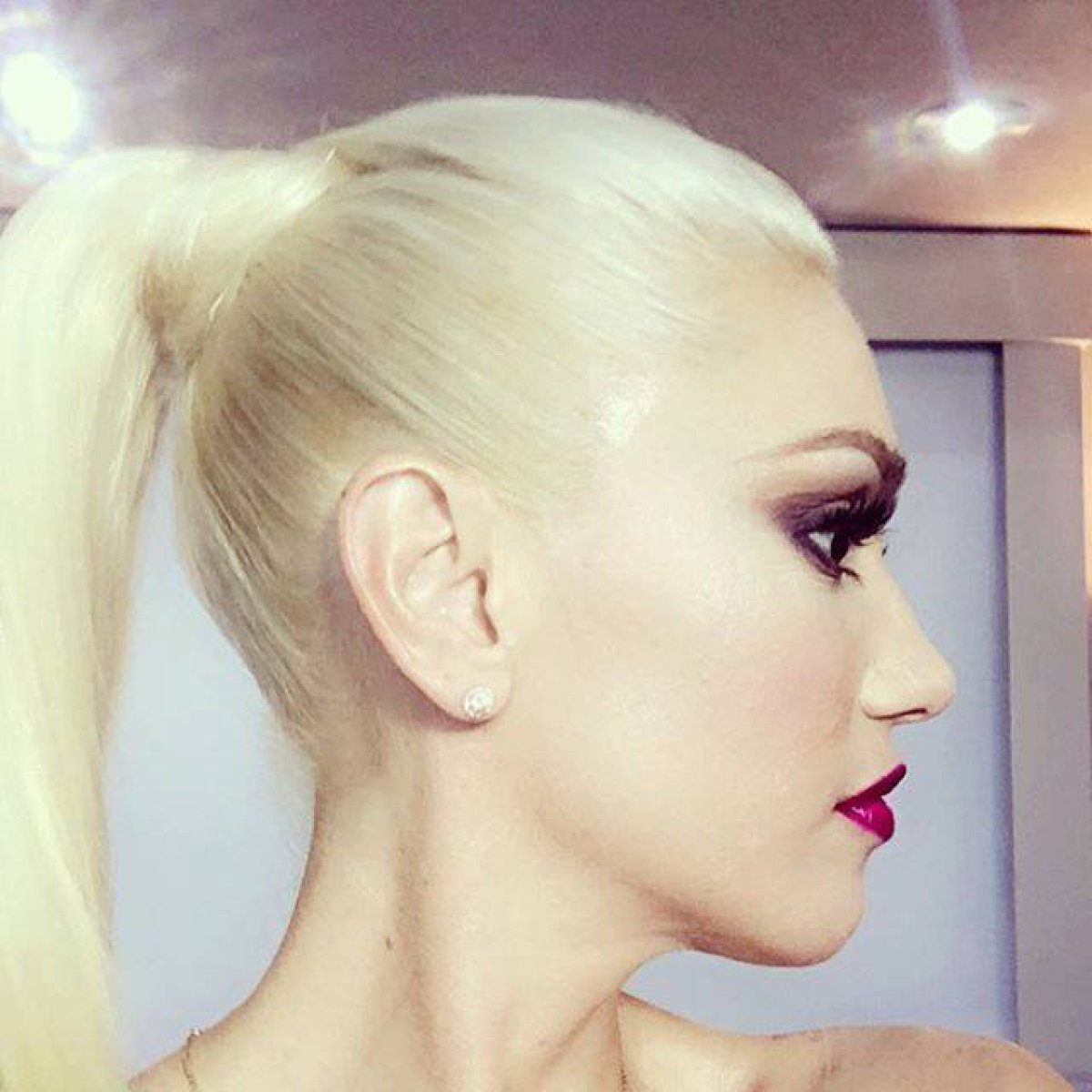 Gwen Stefani sin maquillaje