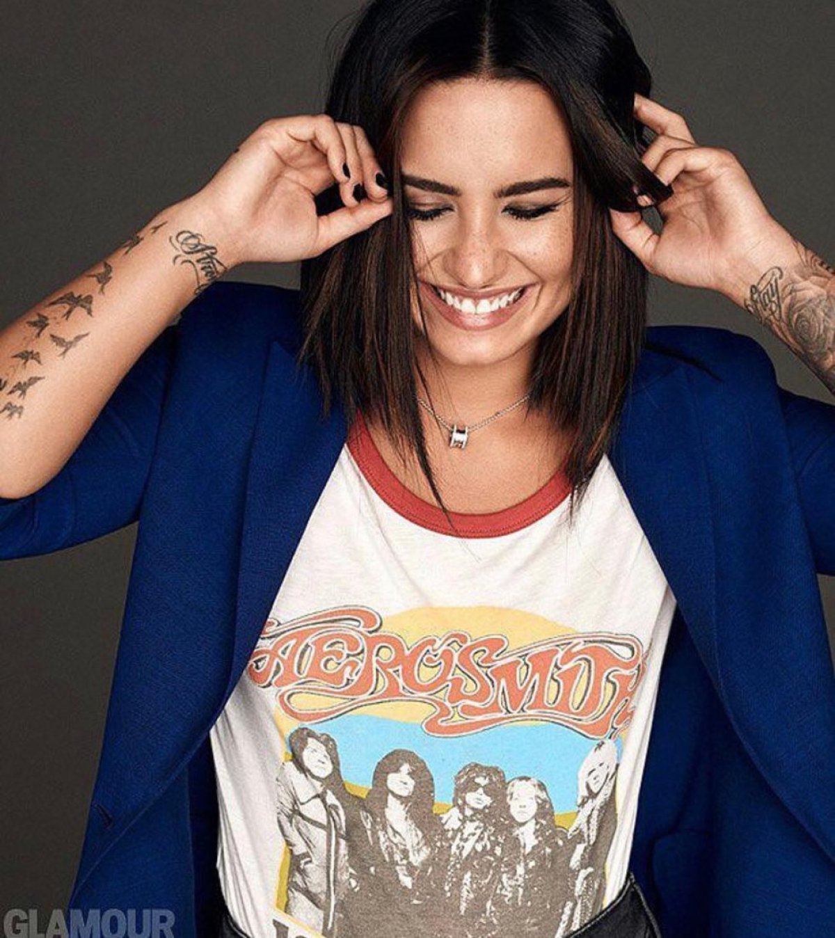 Demi Lovato le va al rock clásico de Aerosmith