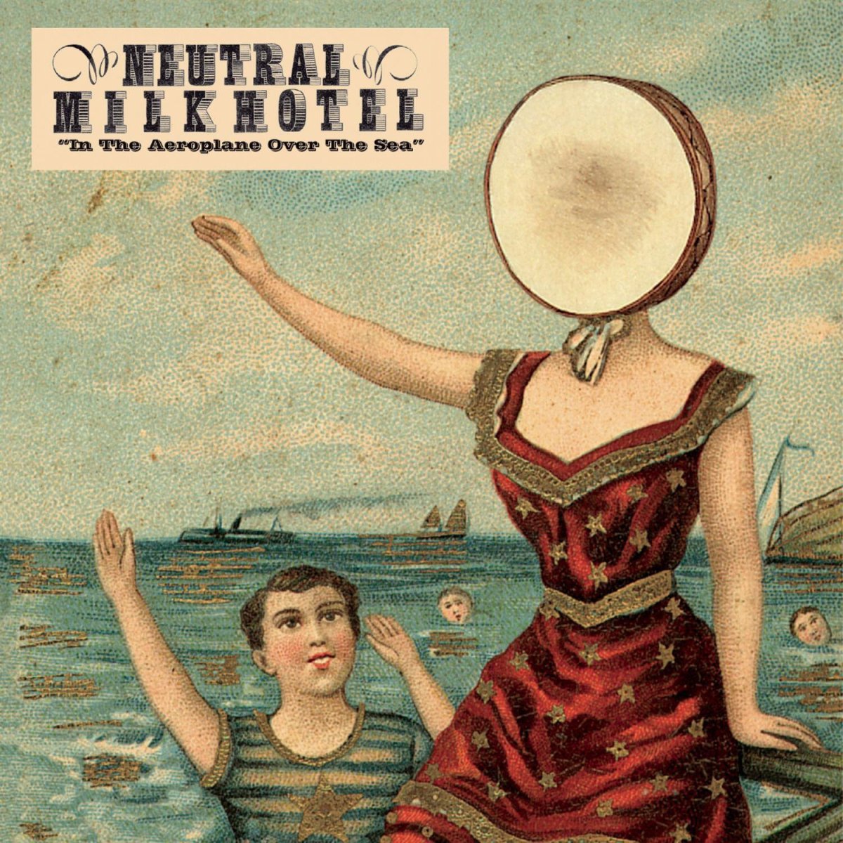 Neutral Milk Hotel usaba esta imagen para la tapa de  'In The Aeroplane Over The Sea'