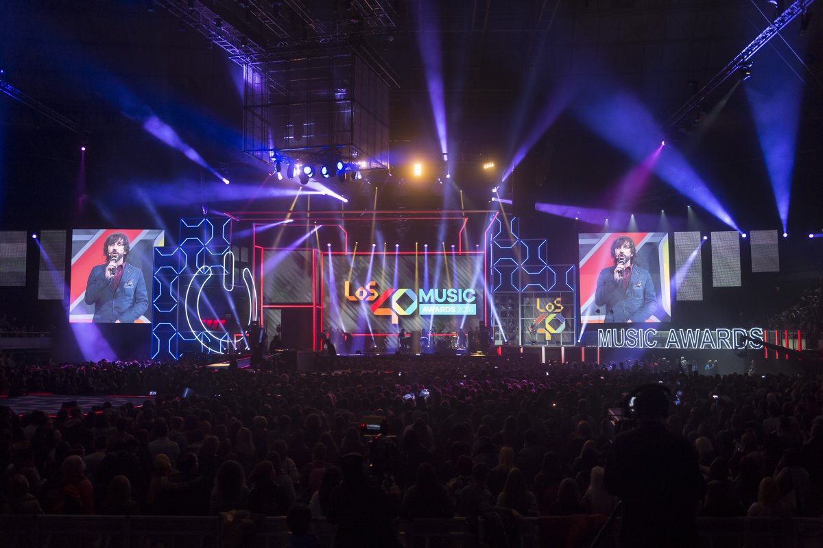 Así fue el espectacular escenario de #Los40MusicAWards